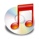 iTunes 7 Red Icon 128x128 png